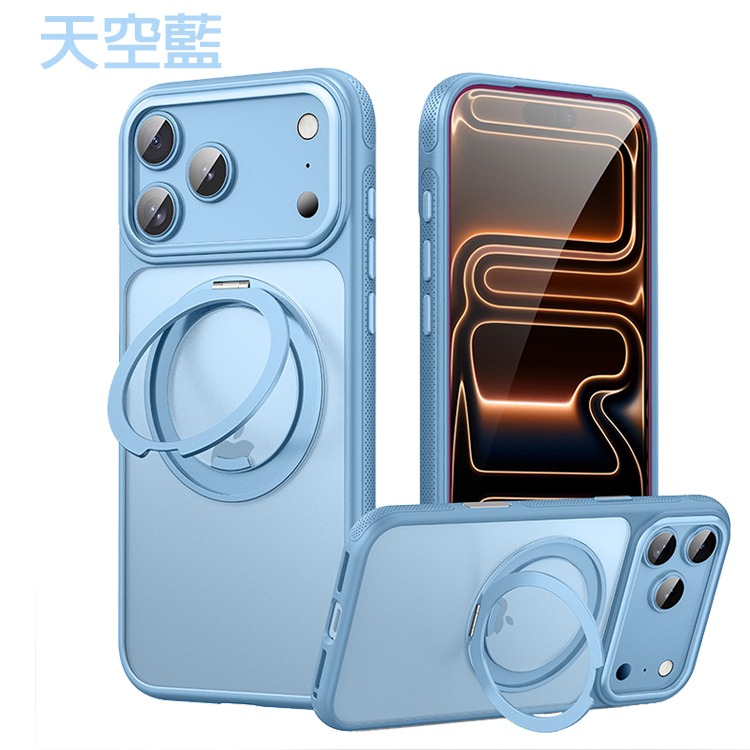 360°旋轉 MagSafe 磁吸 支架 手機殼 軍規 防滑握感 拍照獨立按鍵 iPhone16 17 保護殼 防摔殼-細節圖11