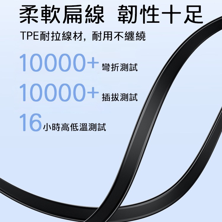 PD 240W 伸縮充電線 Type-C 快充線 三段伸縮 不打結 磁吸收納 迷你便攜 耐拉耐折 PD快充 充電線-細節圖9