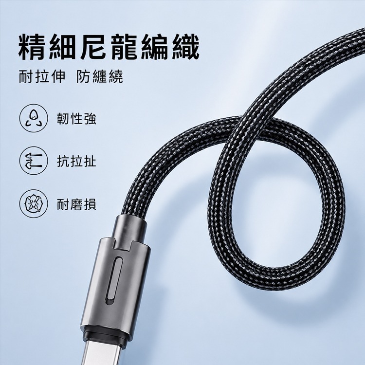 四合一充電線 PD快充 雙頭四接口 極速快充 Type-C USB 適用 蘋果 安卓 通用 手機 電腦 傳輸線 快充線-細節圖3