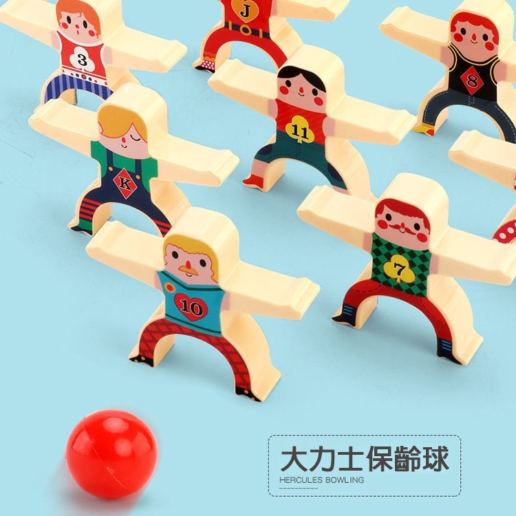 平衡疊高積木 益智桌遊 親子互動 兒童 幼兒 玩具 專注力 平衡感 訓練 手眼協調 創意堆疊 兒童生日禮物 大力士疊疊樂-細節圖8