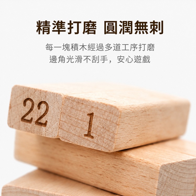 數字疊疊樂 疊疊高 桌遊 積木玩具 實木 玩具 兒童益智玩具 親子互動 玩具 禮物 生日 聖誕 交換禮物 積木疊疊樂-細節圖3