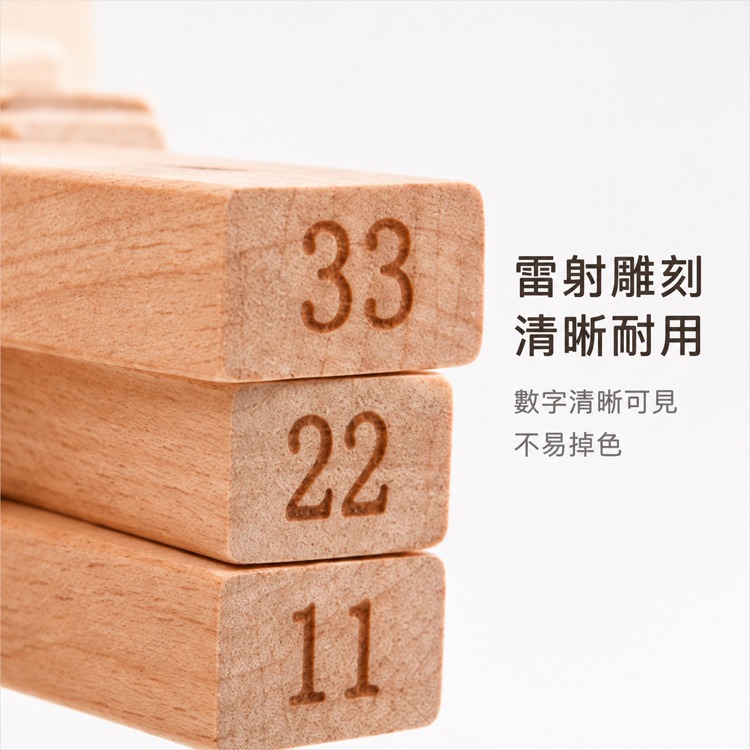 數字疊疊樂 疊疊高 桌遊 積木玩具 實木 玩具 兒童益智玩具 親子互動 玩具 禮物 生日 聖誕 交換禮物 積木疊疊樂-細節圖6