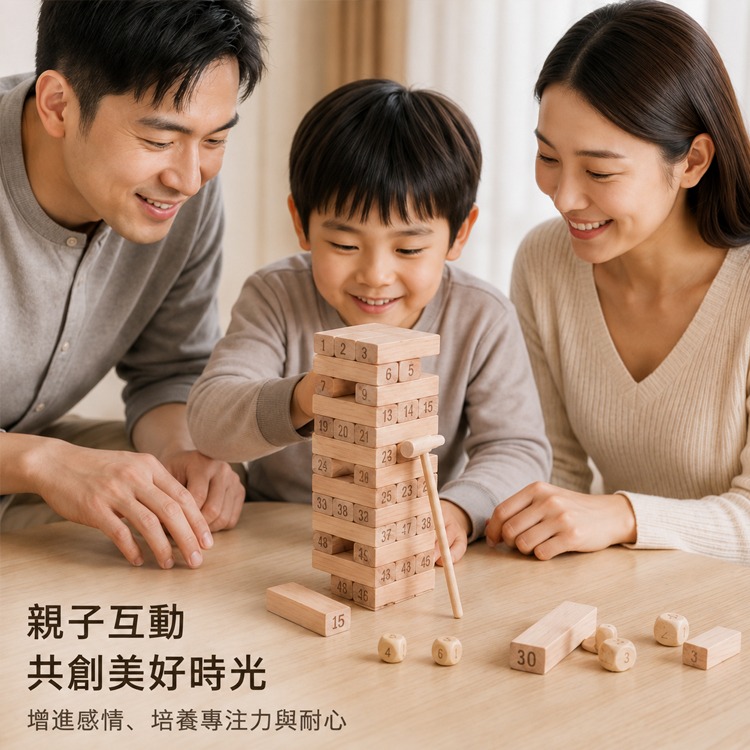 數字疊疊樂 疊疊高 桌遊 積木玩具 實木 玩具 兒童益智玩具 親子互動 玩具 禮物 生日 聖誕 交換禮物 積木疊疊樂-細節圖8