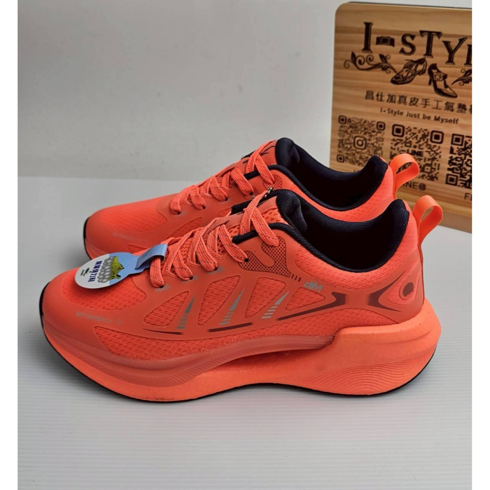 ♂️男♀️女：時尚潮流-跳躍彈力緩震運動鞋（黃/桔）-細節圖9