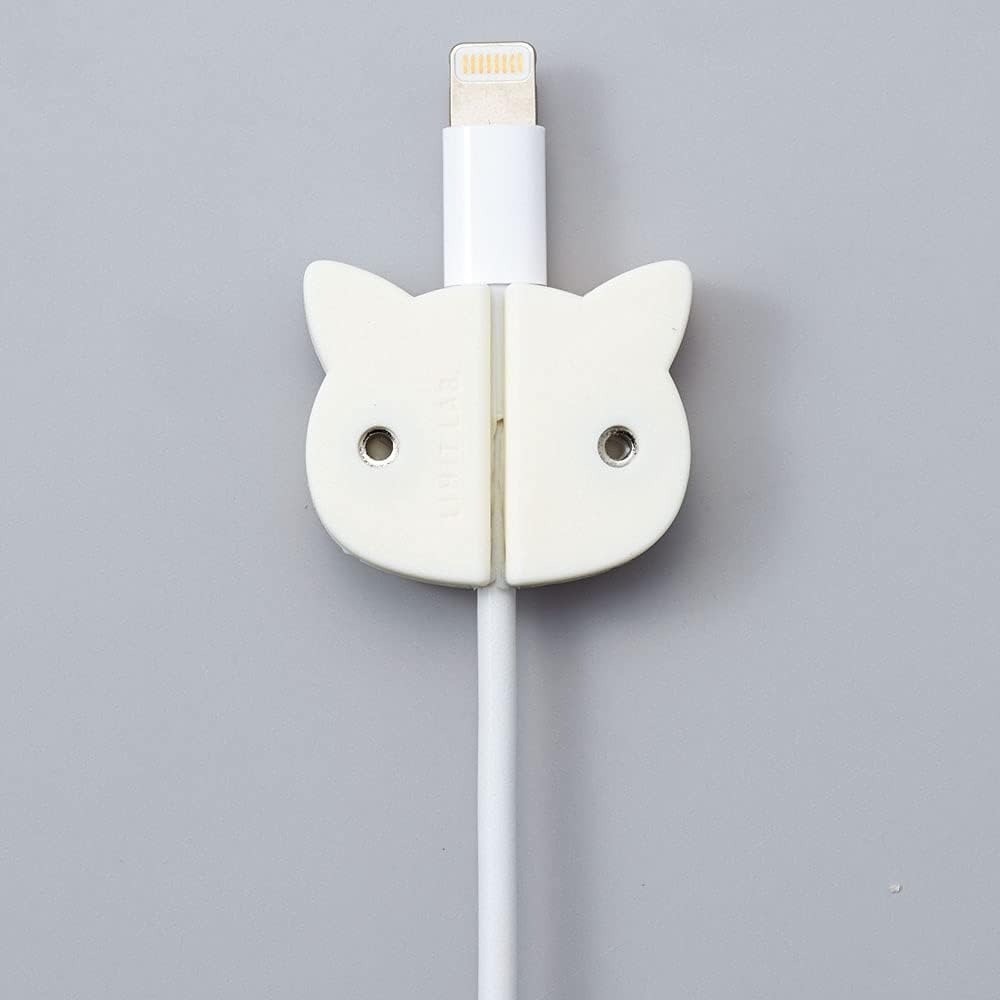 【LIHIT LAB.】PuniLabo 動物造型電線保護套 充電線 傳輸線 附鐵片-細節圖4