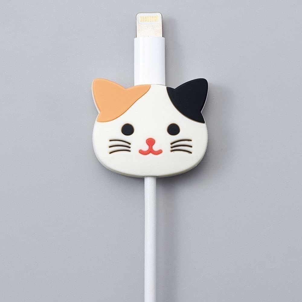 【LIHIT LAB.】PuniLabo 動物造型電線保護套 充電線 傳輸線 附鐵片-細節圖5