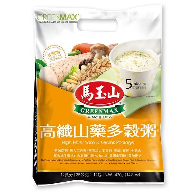 【啾啾蛋小舖】單包售/散裝。馬玉山。山藥粥.胚芽系列(山藥五穀粥/高纖山藥多穀粥/高纖蔬菜胚芽/多蔬黃金胚芽E)-細節圖3