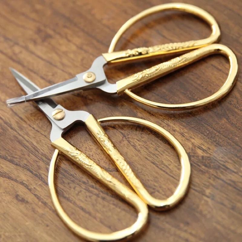 四號▫️總長12.6公分▫️十字繡絲帶繡手工diy刺繡輔助工具剪刀龍鳳剪簡便實-細節圖5