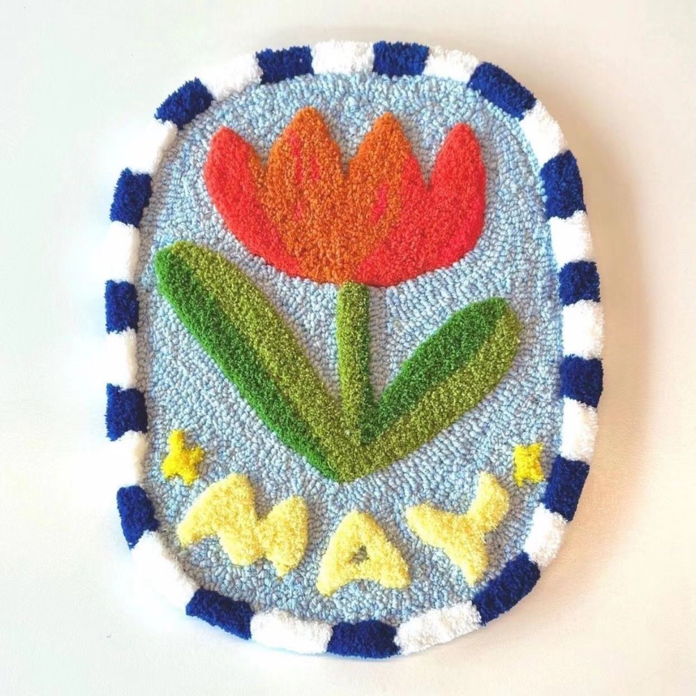 俄羅斯戳戳繡手工diy杯墊毛線裝飾畫戳戳樂零基礎材料包套裝禮物-規格圖6