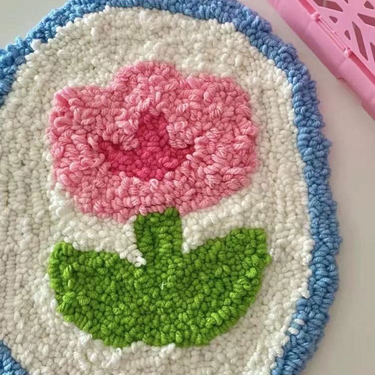 俄羅斯戳戳繡手工diy杯墊毛線裝飾畫戳戳樂零基礎材料包套裝禮物-規格圖6