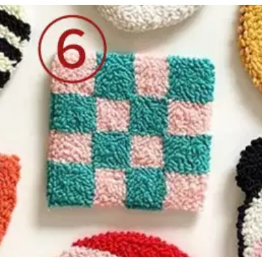 俄羅斯戳戳繡手工diy杯墊毛線裝飾畫戳戳樂零基礎材料包套裝禮物-規格圖6