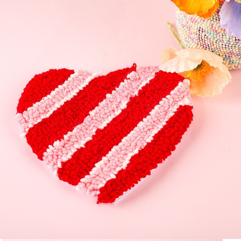 俄羅斯戳戳繡手工diy杯墊毛線裝飾畫戳戳樂零基礎材料包套裝禮物-規格圖6