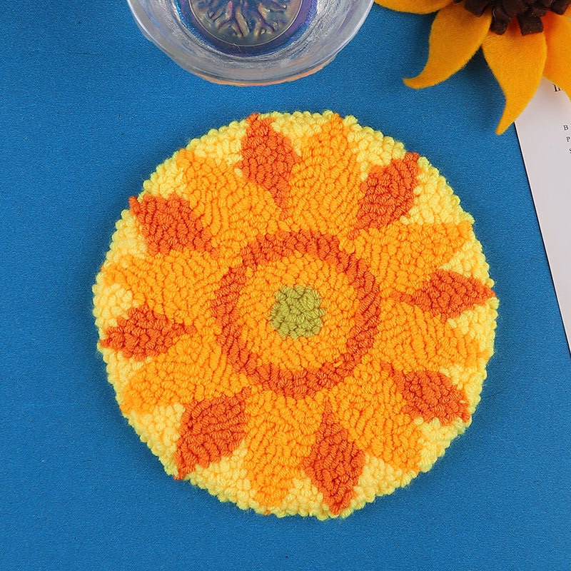 俄羅斯戳戳繡手工diy杯墊毛線裝飾畫戳戳樂零基礎材料包套裝禮物-規格圖6