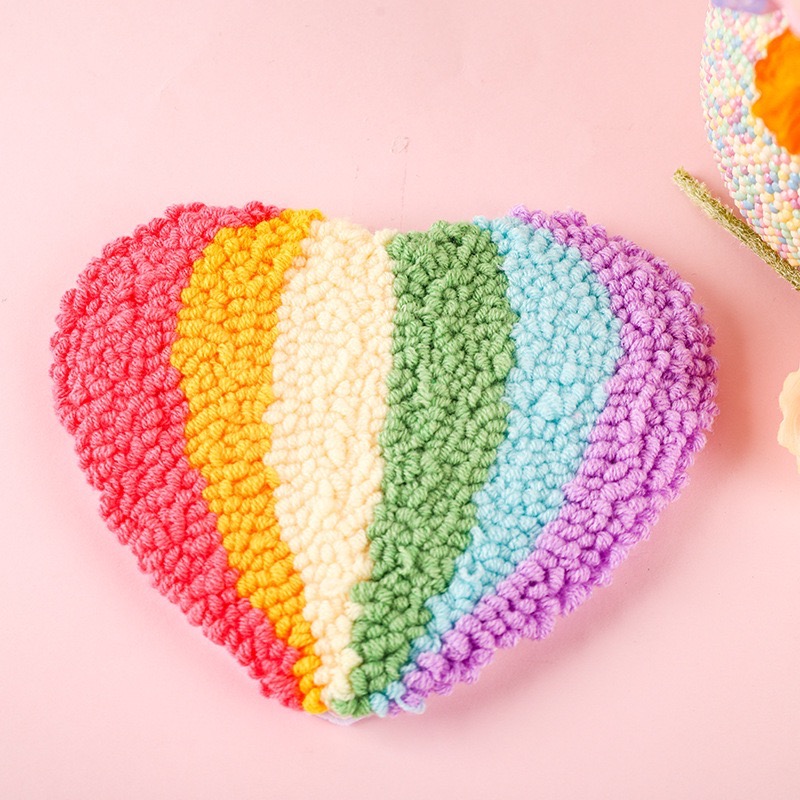 俄羅斯戳戳繡手工diy杯墊毛線裝飾畫戳戳樂零基礎材料包套裝禮物-規格圖6