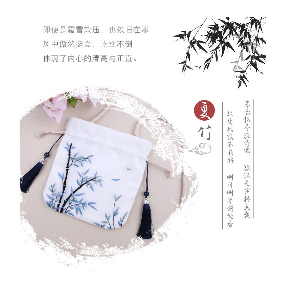 刺繡diy自繡荷包手工製作中國古風漢服搭配小挎包刺繡diy材料包-細節圖6