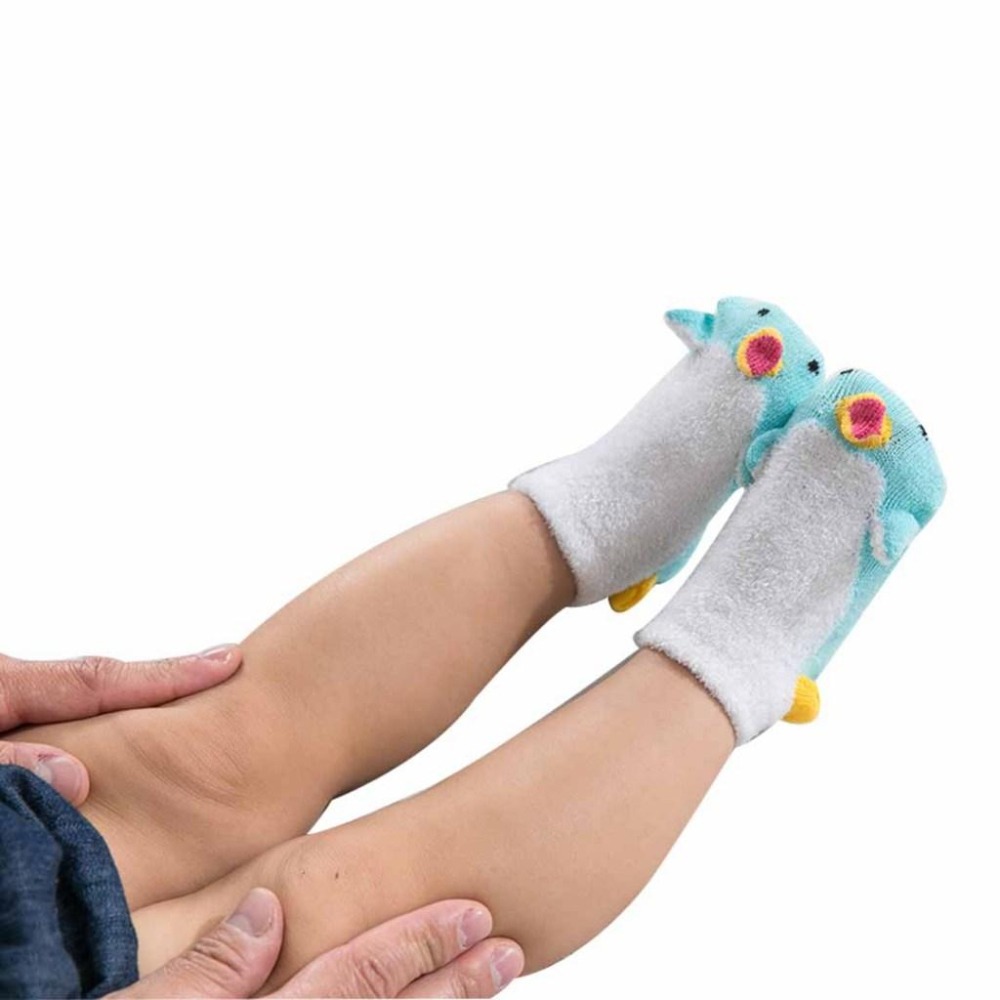 【現貨】貝寶3D公仔襪 彌月禮盒 新生兒送禮 滿月禮物 絨毛公仔襪 寶寶襪 嬰兒襪 兒童襪子-細節圖5