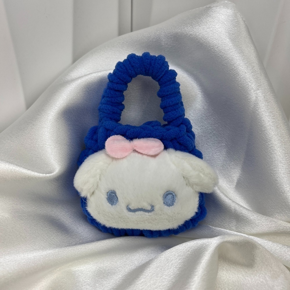 ||董飾 純銀飾品 || 針織可愛耳機包-細節圖2