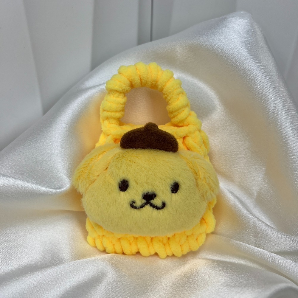 ||董飾 純銀飾品 || 針織可愛耳機包-細節圖3