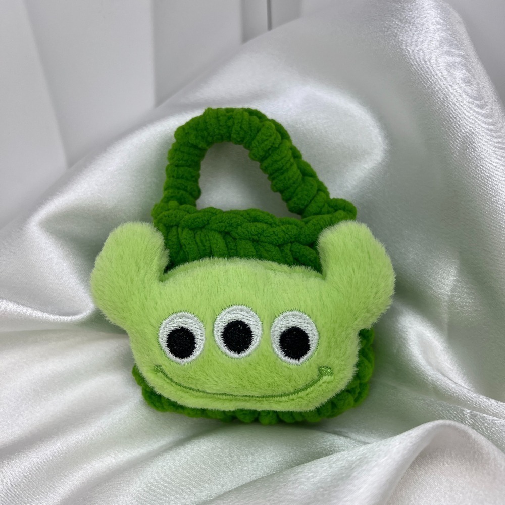 ||董飾 純銀飾品 || 針織可愛耳機包-細節圖4