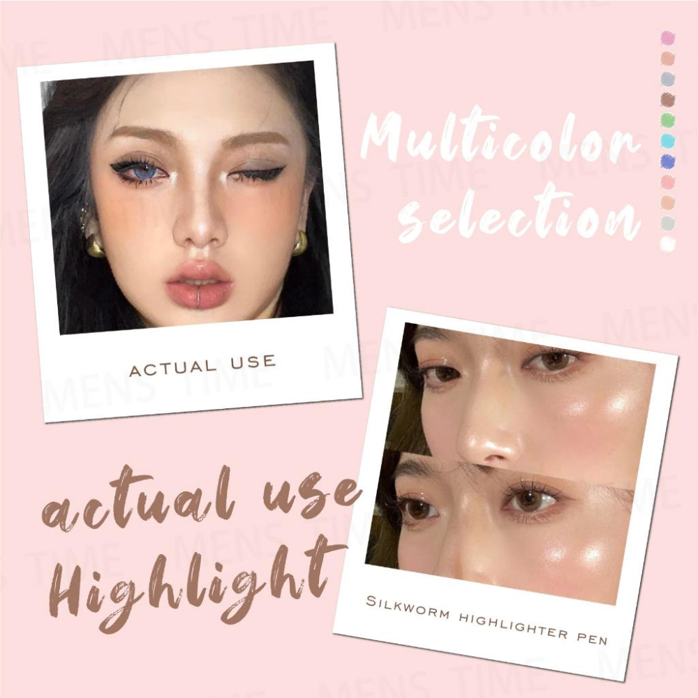 【台灣現貨⚜️Sweet Mint珠光提亮】高光筆 臥蠶筆 眼線棒 眼線筆 臥蠶高光筆眼頭提亮臥蠶爆閃防水臥蠶高光泡泡筆-細節圖7