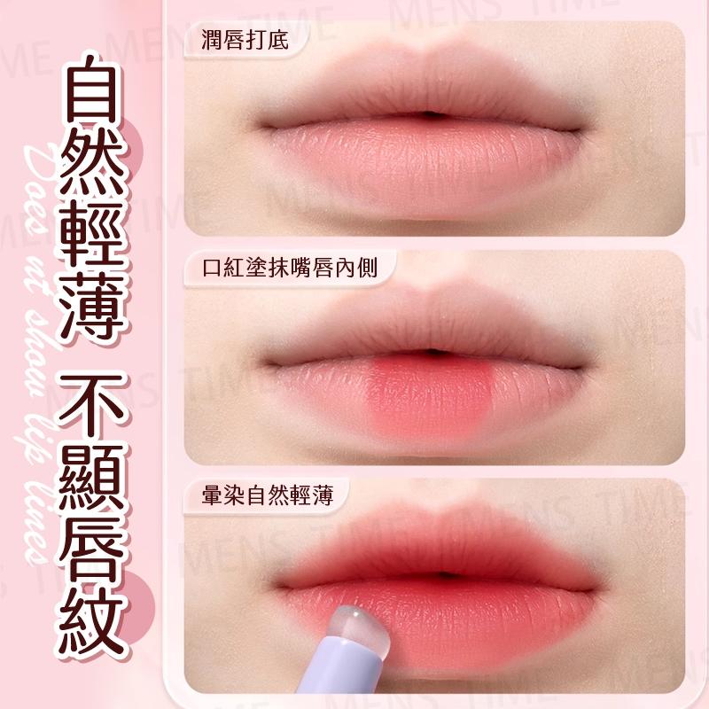 【台灣現貨⚜️指腹般Q彈 均勻暈染】唇刷 化妝刷 遮瑕刷 矽膠唇刷 美妝 美妝刷 化妝刷具 口紅刷 唇刷筆 唇膜刷 圓頭-細節圖4