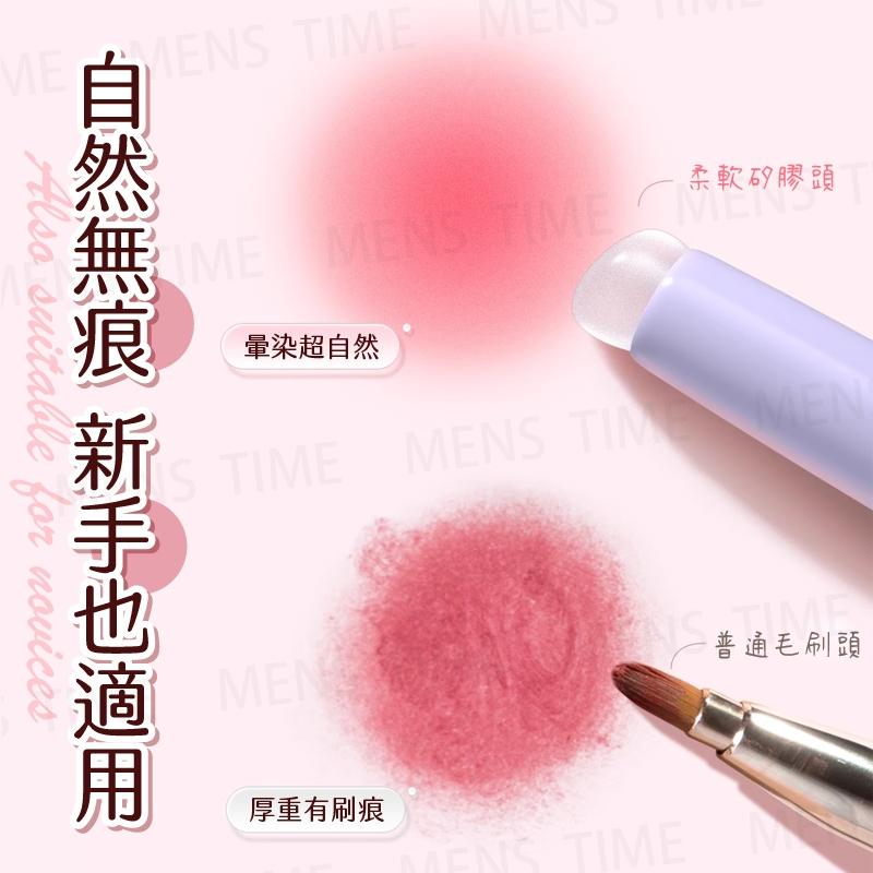 【台灣現貨⚜️指腹般Q彈 均勻暈染】唇刷 化妝刷 遮瑕刷 矽膠唇刷 美妝 美妝刷 化妝刷具 口紅刷 唇刷筆 唇膜刷 圓頭-細節圖5