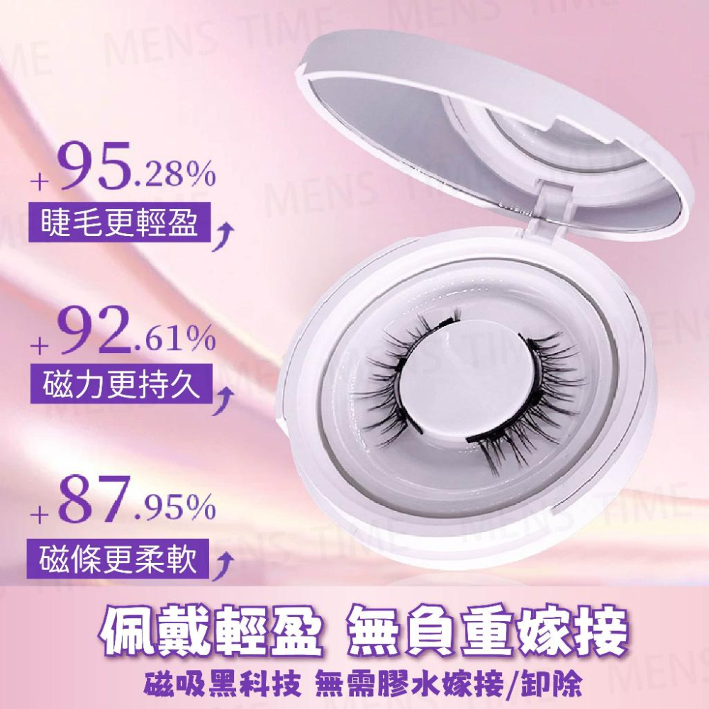 【台灣現貨⚜️3秒配帶 自然有型】磁吸睫毛 假睫毛 磁鐵假睫毛 睫毛 磁吸假睫毛 免膠假睫毛 磁鐵睫毛 自黏假睫毛 磁吸-細節圖2