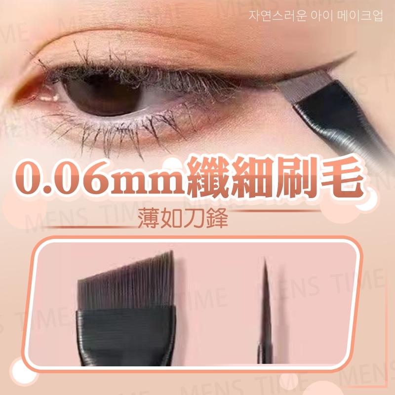 【台灣現貨⚜️一筆勾勒 刷具一應具全】刀鋒刷 化妝刷 眼影刷 眼線刷 眉刷 鐮刀刷 眼影 刷具 眼線 臥蠶 鐮刀眼線刷-細節圖6