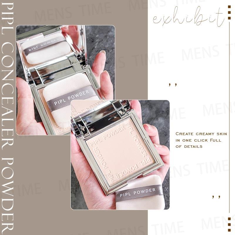 【台灣現貨⚜️PIPL小紅書爆款】粉餅 蜜粉 蜜粉餅 定妝蜜粉 定妝蜜粉 蜜粉盒 定妝粉餅 PIPL遮瑕修容乾濕兩用保濕-細節圖9