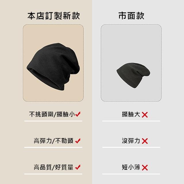 【台灣現貨⚜️秒速發貨 網紅同款】包頭帽 頭巾帽 保暖毛帽 毛線帽 保暖帽 針織帽 保暖帽子 套頭帽 保暖帽男 保暖帽女-細節圖4