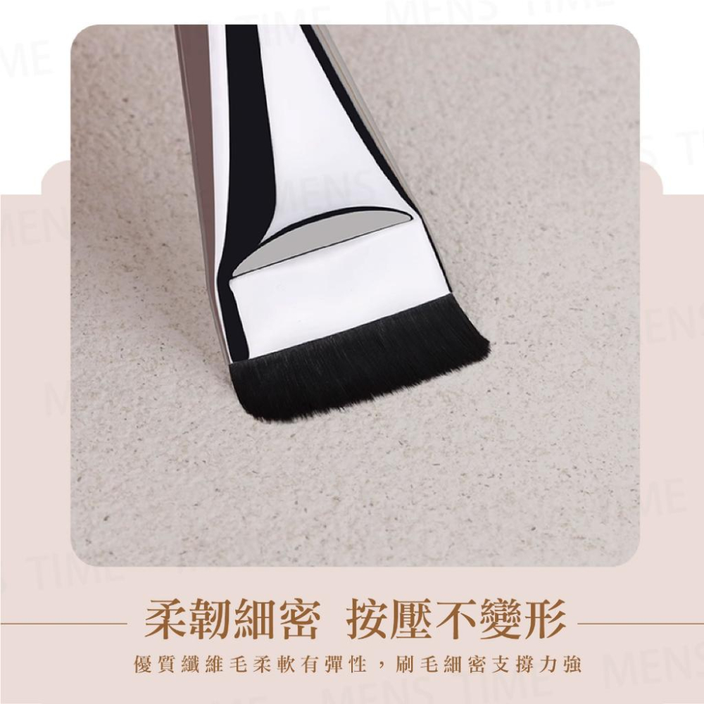 【台灣現貨⚜️無痕上妝】一字型粉底刷 wakemake粉底刷 粉底刷 粉底刷 扁平 化妝刷 化妝刷具 粉底液刷 無痕粉底-細節圖8