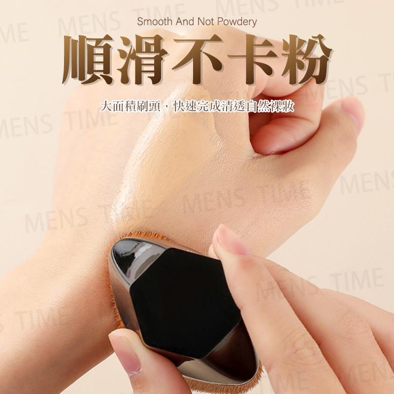 【台灣現貨⚜️上妝快 不吃粉 無留痕】粉底刷 55號 無痕粉底刷 粉底液刷 底妝刷 化妝刷 平頭粉底刷-細節圖2