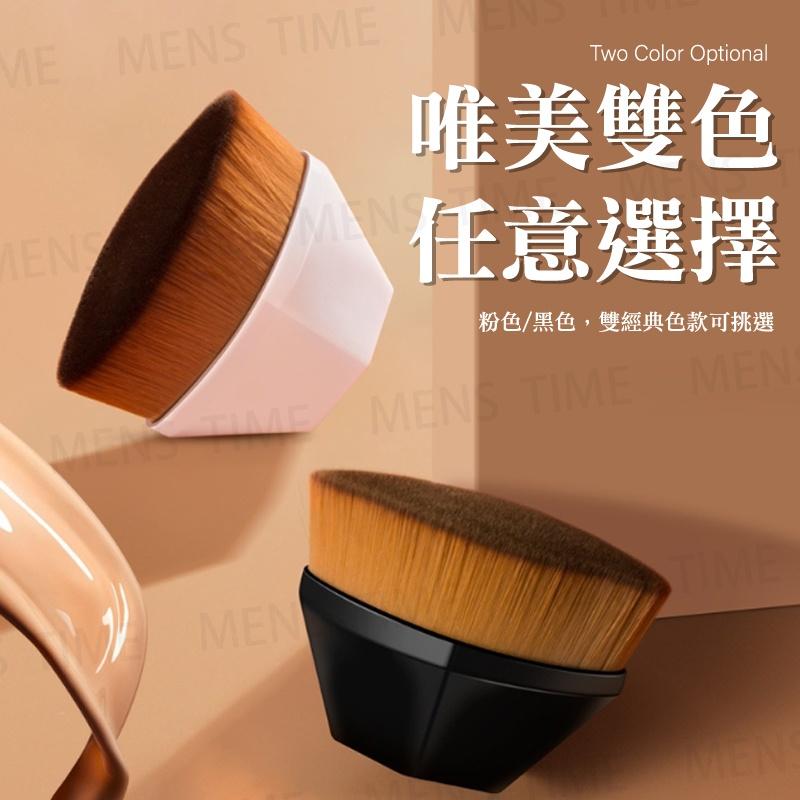 【台灣現貨⚜️上妝快 不吃粉 無留痕】粉底刷 55號 無痕粉底刷 粉底液刷 底妝刷 化妝刷 平頭粉底刷-細節圖6