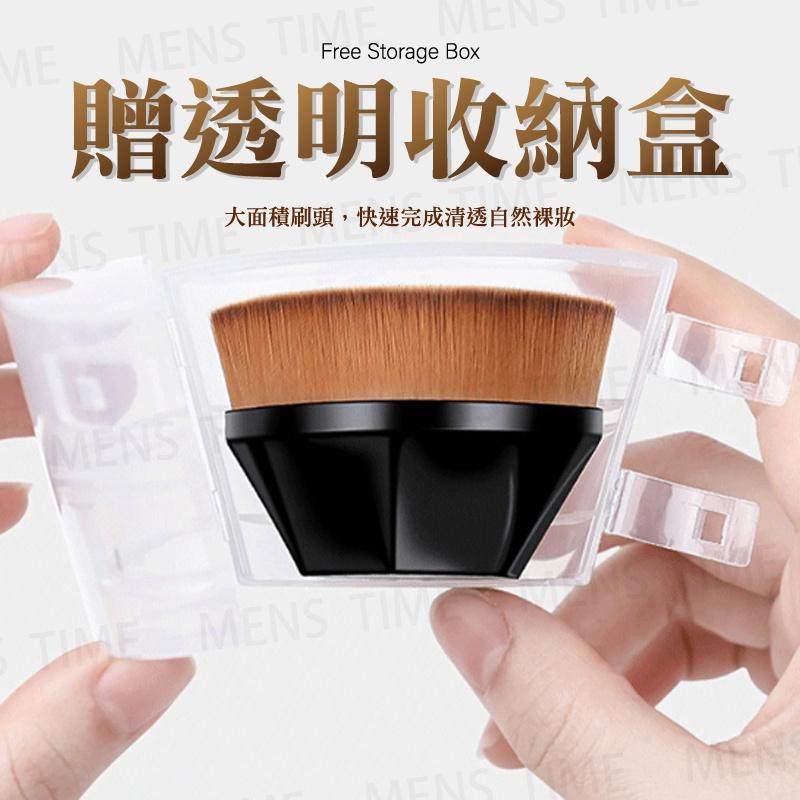 【台灣現貨⚜️上妝快 不吃粉 無留痕】粉底刷 55號 無痕粉底刷 粉底液刷 底妝刷 化妝刷 平頭粉底刷-細節圖9