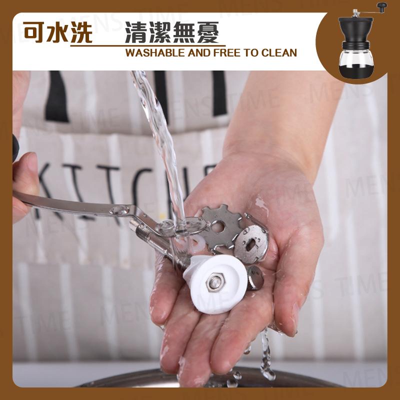【台灣現貨⚜️可調節粗細 玻璃密封罐】磨豆機 手搖磨豆機 磨粉機 研磨機 研磨器 咖啡磨豆機 磨粉器 咖啡研磨機 咖啡豆-細節圖5