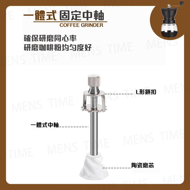 【台灣現貨⚜️可調節粗細 玻璃密封罐】磨豆機 手搖磨豆機 磨粉機 研磨機 研磨器 咖啡磨豆機 磨粉器 咖啡研磨機 咖啡豆-細節圖8