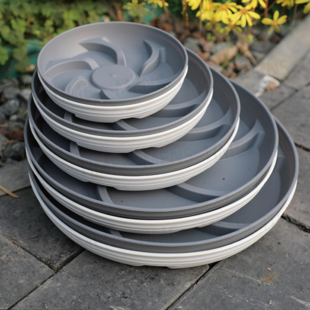 【台灣現貨⚜️強韌耐摔 儲水量大】花盆底盤 水盤 接水盤 滴水盤 盆栽底盤 花盆托盤 盆栽水盤 花盆底座 塑膠底盤 盆栽-細節圖9