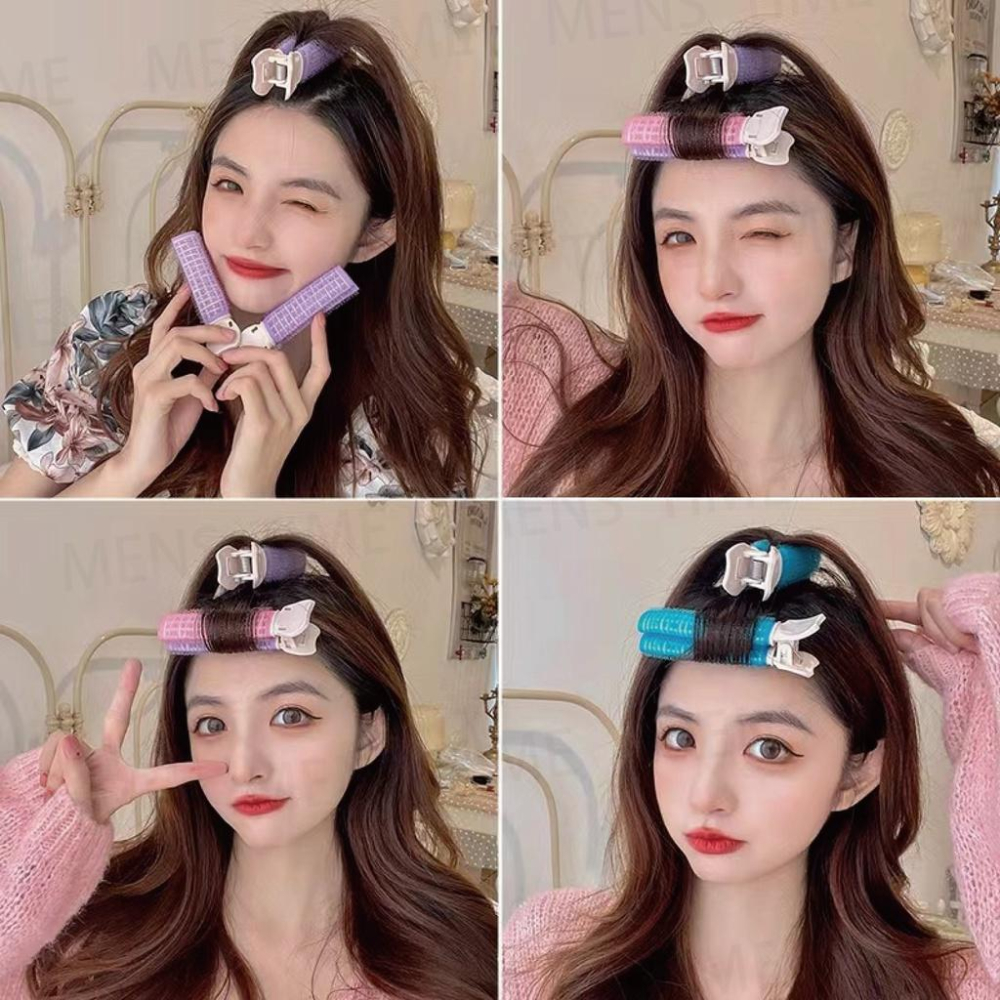 【台灣現貨⚜️一物四用 蓬鬆不傷髮】瀏海髮捲 瀏海夾 髮根蓬鬆夾 髮捲 捲髮器 造型髮夾 蓬鬆夾 髮夾 髮根夾 髮捲夾-細節圖9