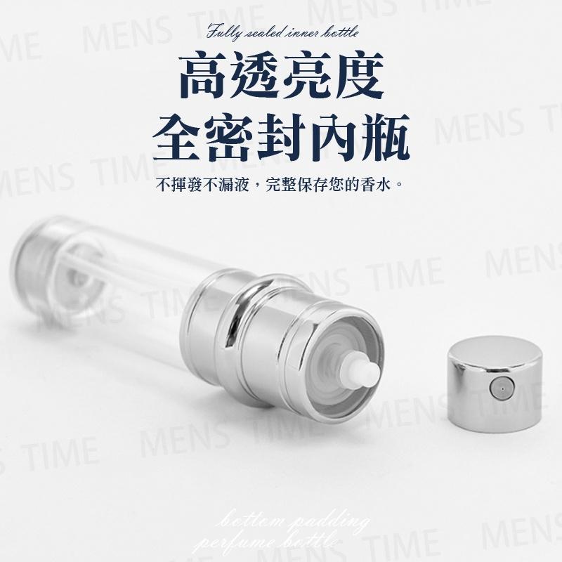 【台灣現貨⚜️高雅皮革外殼 底充不漏香】香水分裝瓶 香水分裝器 分裝罐 香水空瓶 酒精瓶 噴霧瓶 旋轉香水瓶 玻璃噴瓶-細節圖5