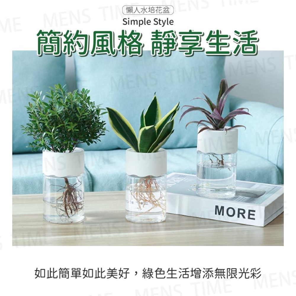 【台灣現貨⚜️半個月不用澆水】水培花盆 水耕盆栽 懶人盆栽 懶人花盆 水耕花器 水培 多肉花盆 水耕-細節圖9