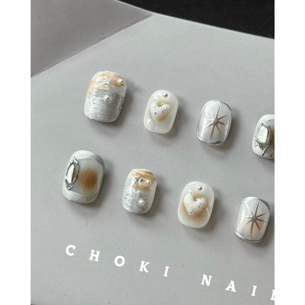 Choki 【星河交響】穿戴甲 短方圓-細節圖2