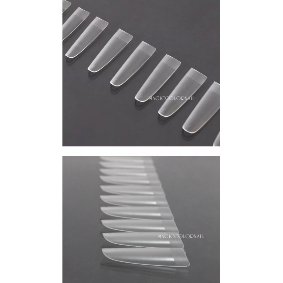 MC系列 - C+弧美甲貼片/細狗長尖圓&長橢圓甲片/短T型&短橢圓甲片/免刻磨淺貼半貼甲片-細節圖7