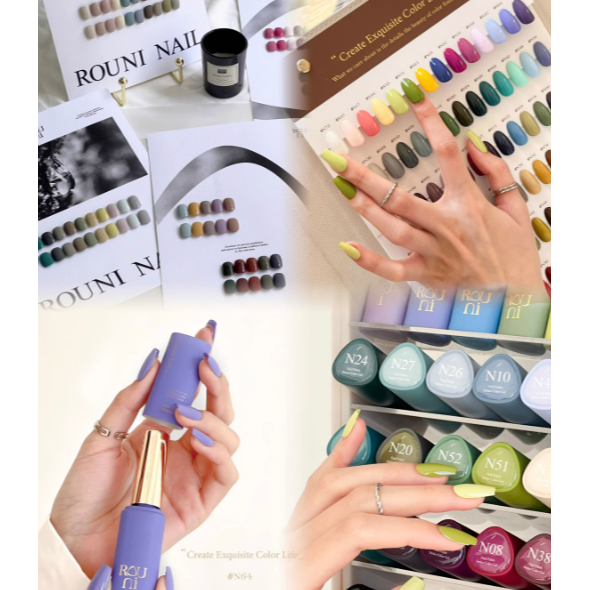 ROUNI柔倪 - 80色茶萃透色系列 / 甲油膠12ml-細節圖4