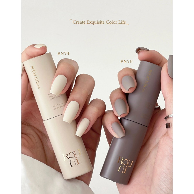 ROUNI柔倪 - 80色茶萃透色系列 / 甲油膠12ml-細節圖6