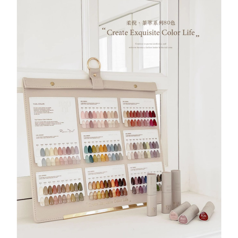 ROUNI柔倪 - 80色茶萃透色系列 / 甲油膠12ml-細節圖2