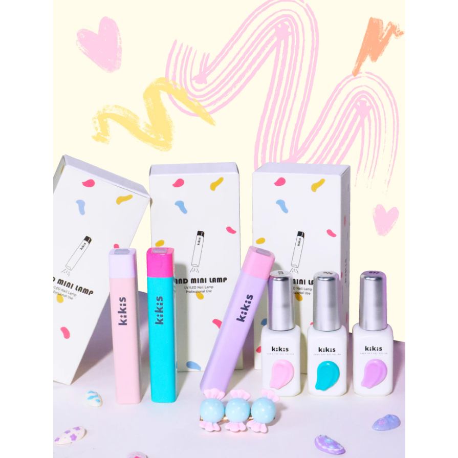 KIKIS-手持美甲一字燈/小型便攜蓄電美甲燈/速乾迷你燈/支架-細節圖8