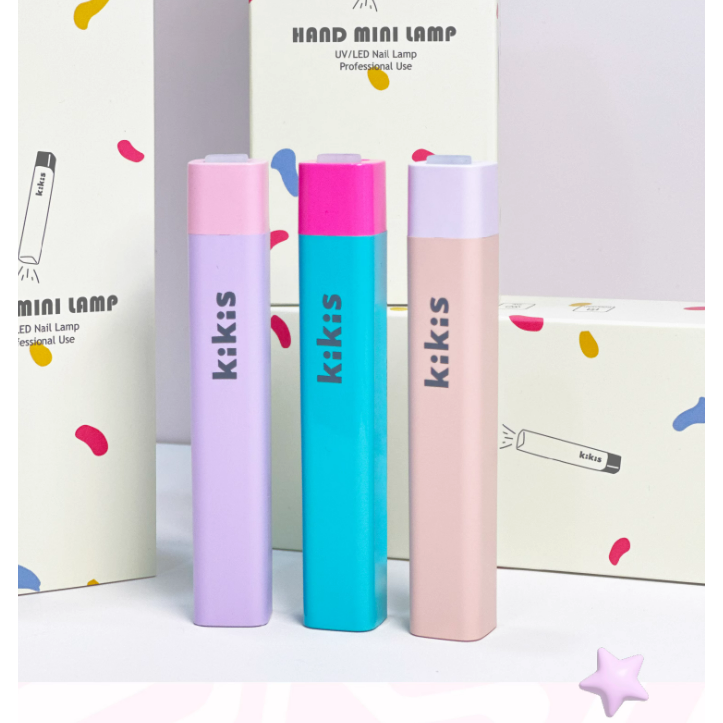 KIKIS-手持美甲一字燈/小型便攜蓄電美甲燈/速乾迷你燈/支架-細節圖9