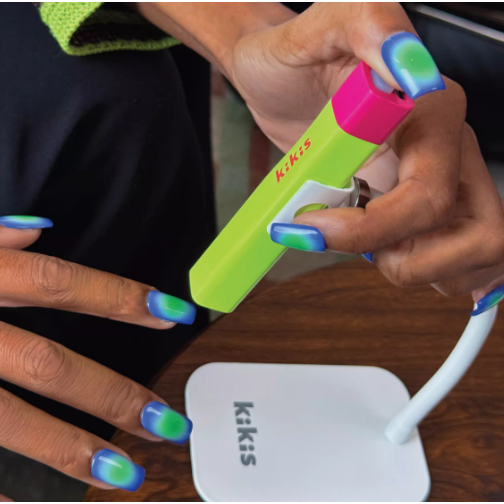 KIKIS-手持美甲一字燈/小型便攜蓄電美甲燈/速乾迷你燈/支架-規格圖9