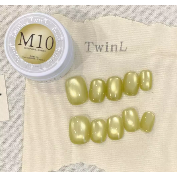 TwinL -系列M01-16 月亮上的你缎光貓眼(預購)/日系美甲光療膠罐裝甲油膠5g-規格圖9