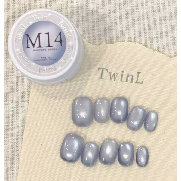 TwinL -系列M01-16 月亮上的你缎光貓眼(預購)/日系美甲光療膠罐裝甲油膠5g-規格圖9